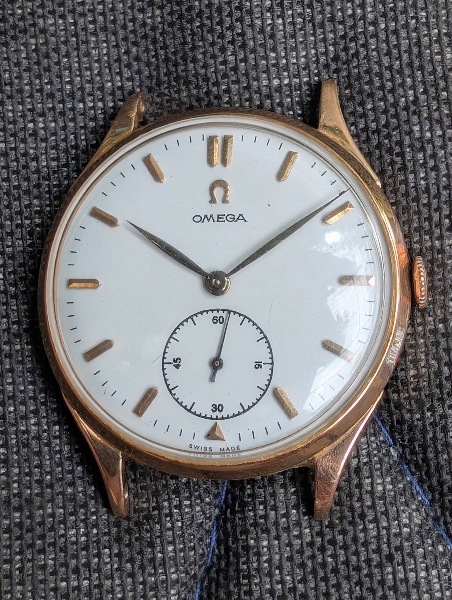 Omega Jumbo 1947 Cal.285 18K Pink Gold