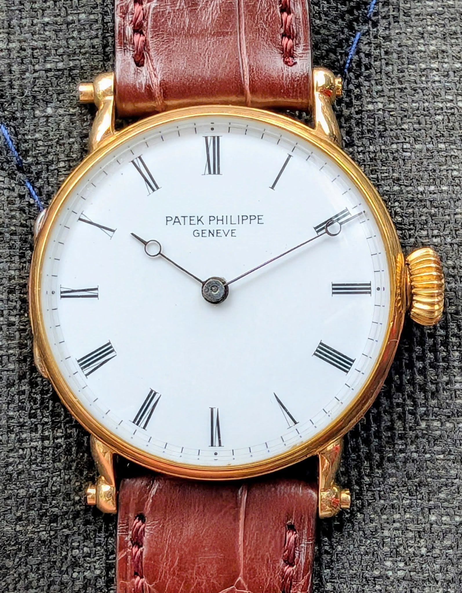 Vintage Patek Philippe 18K Solid Gold 33mm